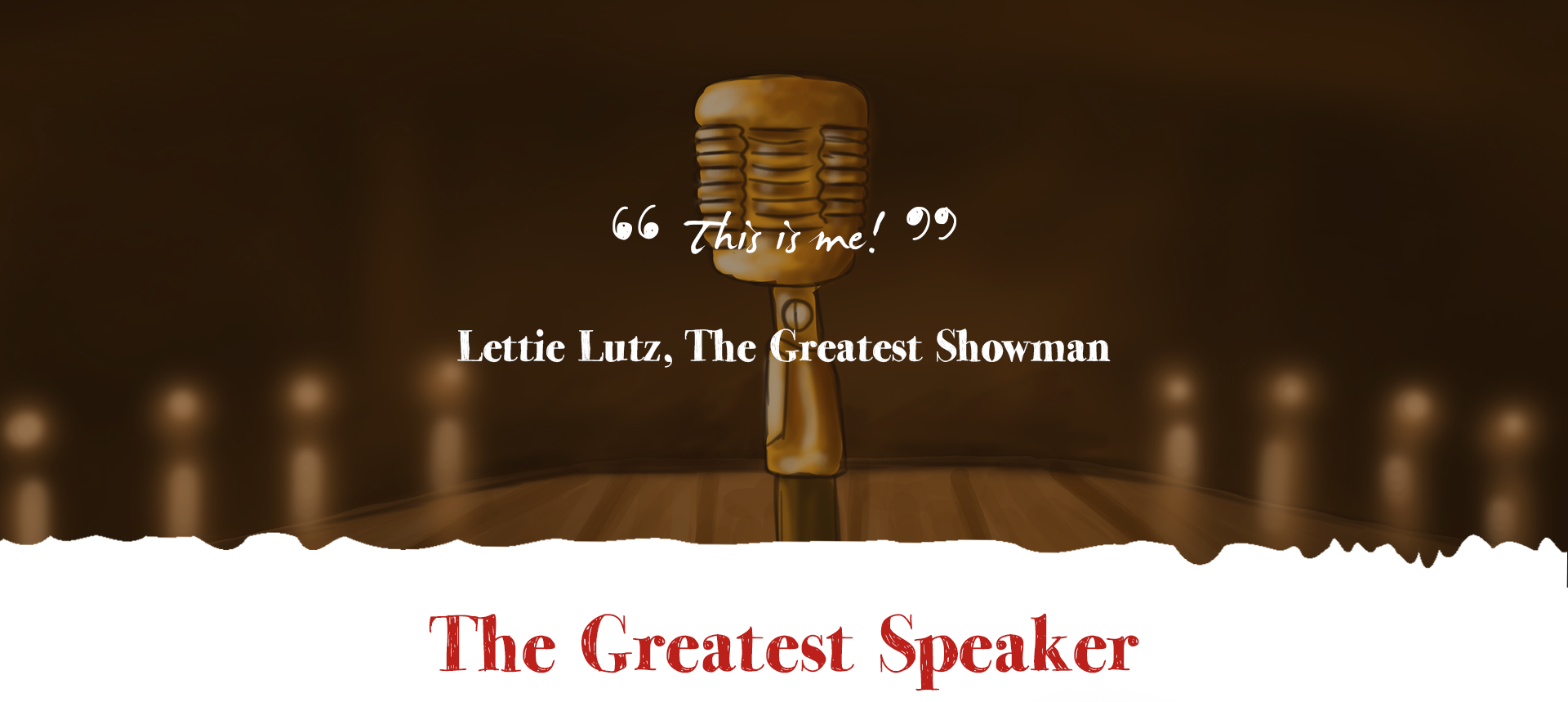 New Greatest Speaker